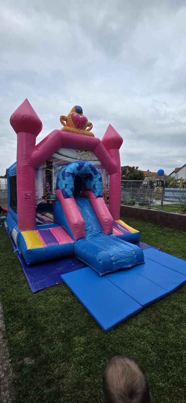 Hüpfburg Prinzessin mit Rutsche zu vermieten – Bild 4