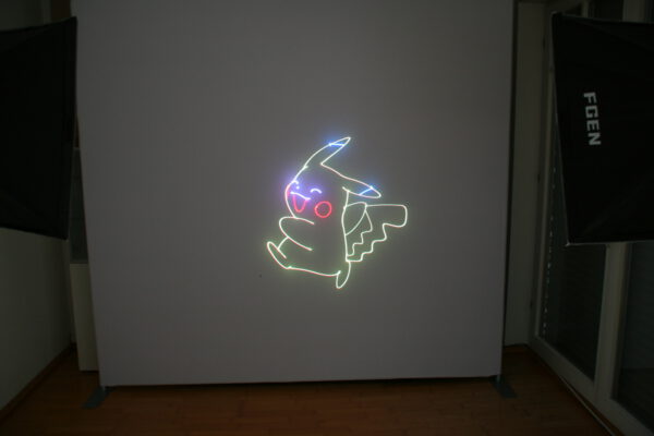 Laser Animation, Partylicht, zu vermieten – Bild 10